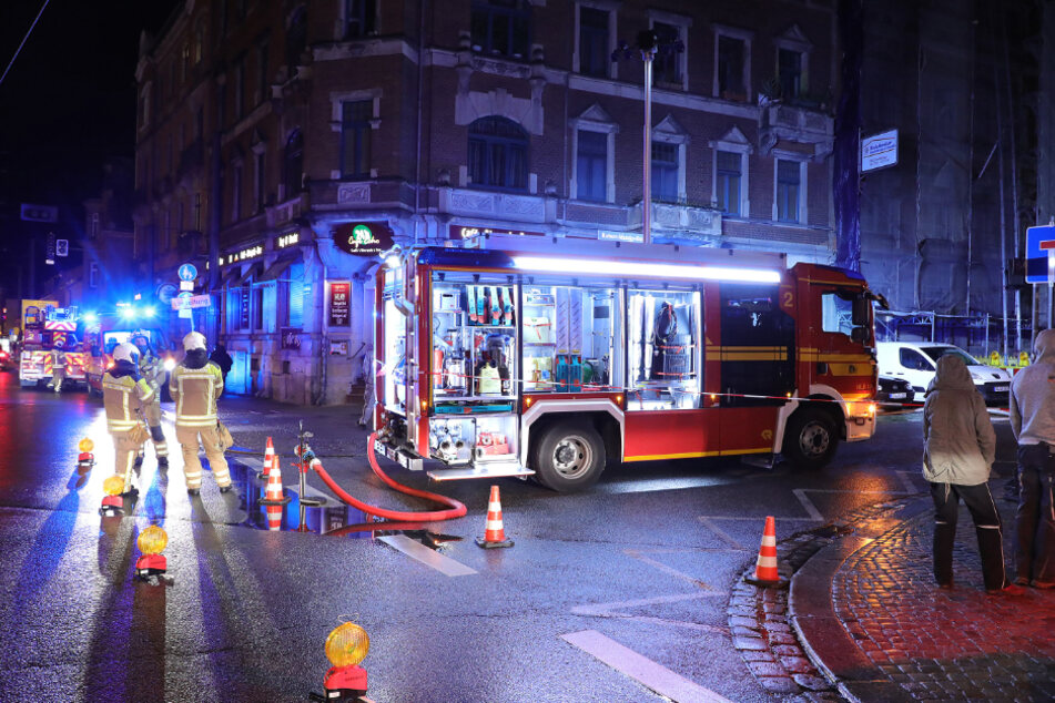 Es kam zu Straßensperrungen.