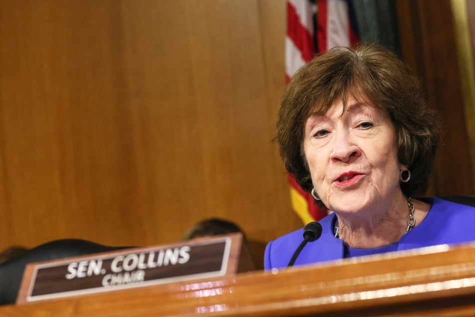 During an event on Tuesday, Maine Senator Susan Collins was met with hundreds of protesters angry that she has not done an in-person event in decades.