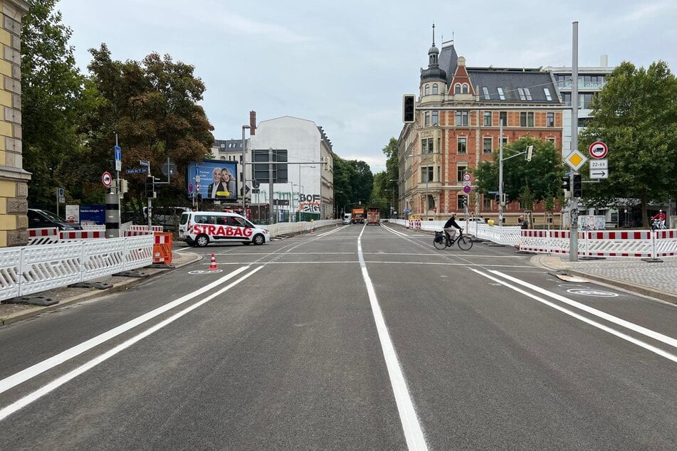 Diese Baustelle hat ab Freitagnachmittag ein Ende.