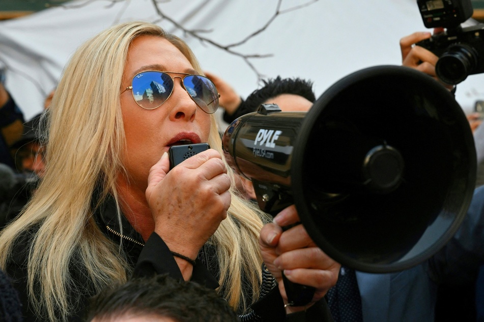 MTG has been a staunch defender of Donald Trump, and even showed up to protest at his indictment in New York City back in April.