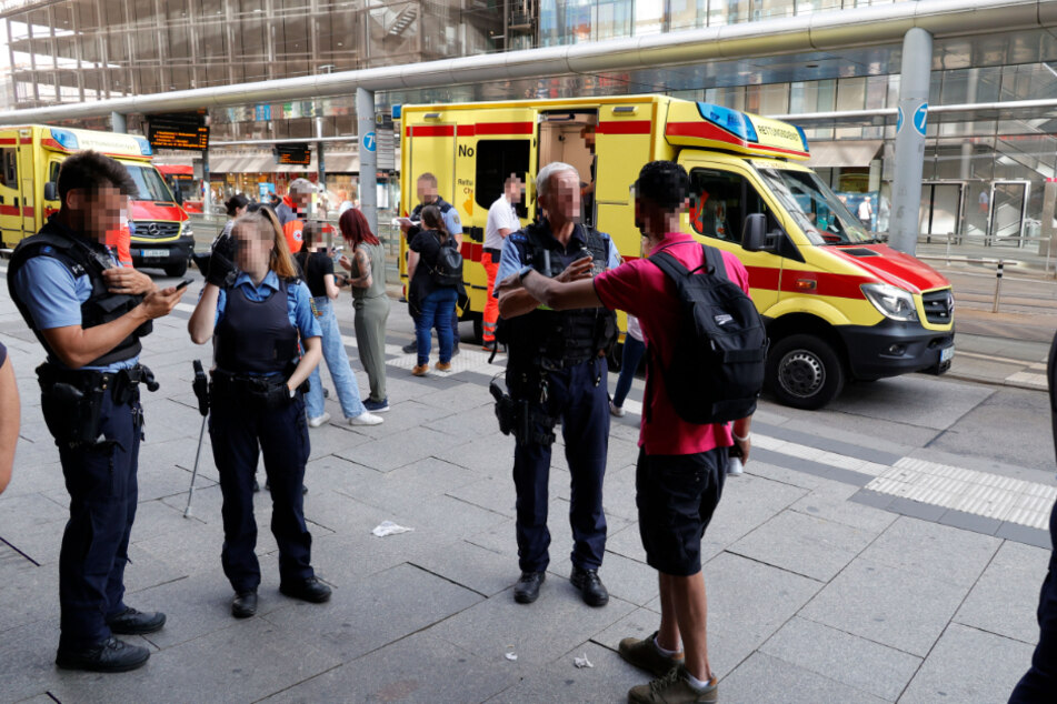 Eine Pfefferspray-Attacke an der Chemnitzer Zentralhaltestelle forderte am Donnerstagabend mehrere Verletzte.