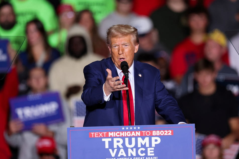 Donald Trump spread falsehoods about the Biden administration's response to Hurricane Helene during his Michigan rally.