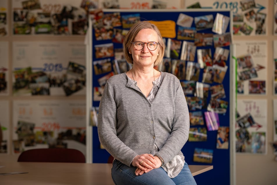 AKHD-Sprecherin Annette Lindackers (61) ist schon sehr gespannt, wie viele Läufer durch den Spendenbogen laufen werden.