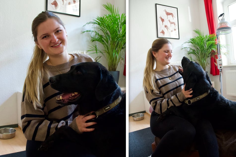 Nadine Müller (26) freut sich, wenn sie Tieren spürbar helfen kann.