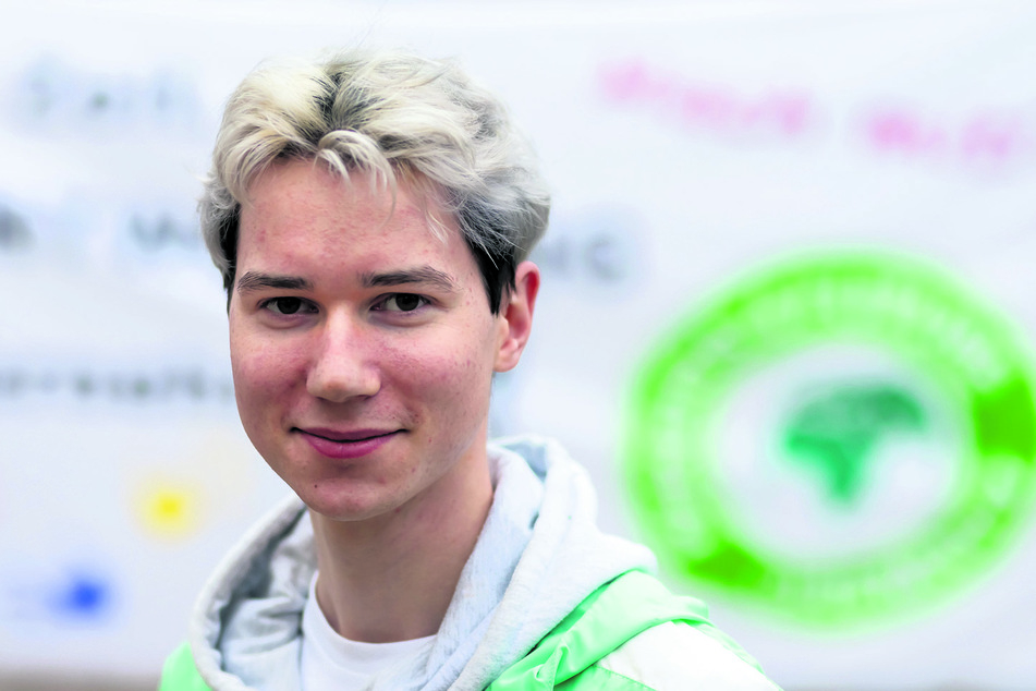 Martin Graf (22, FFF Chemnitz): "wichtiger Hinweis für Touristen".
