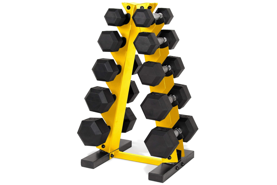 The best workout equipment you can get yourself is a good set of weights.