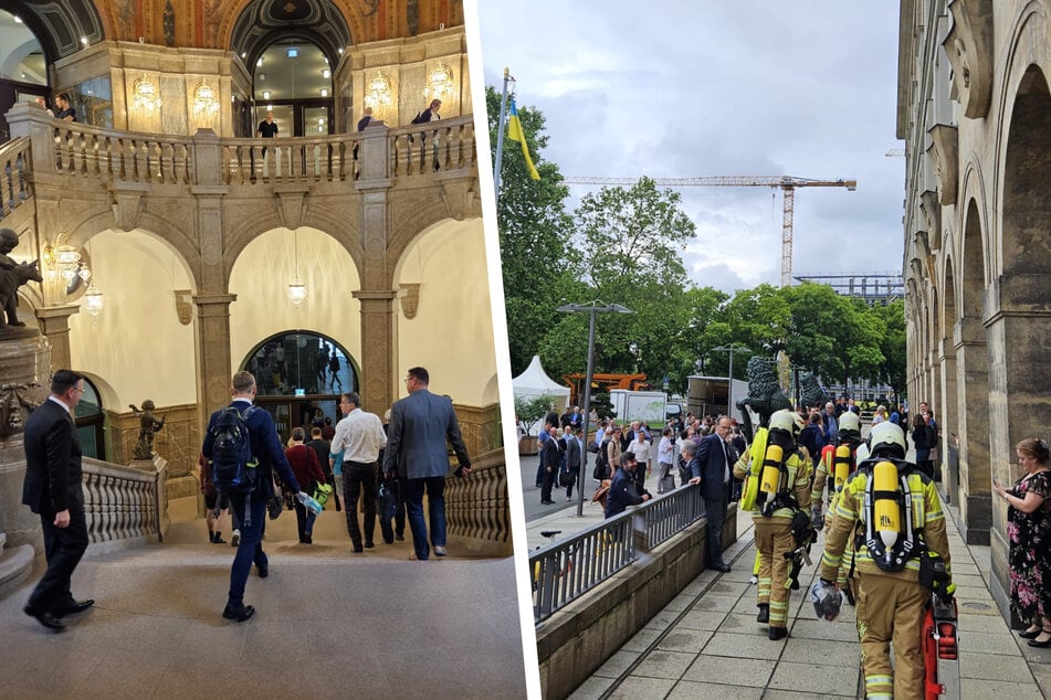 Dresden: Dresdner Rathaus komplett evakuiert: Was ist da los?
