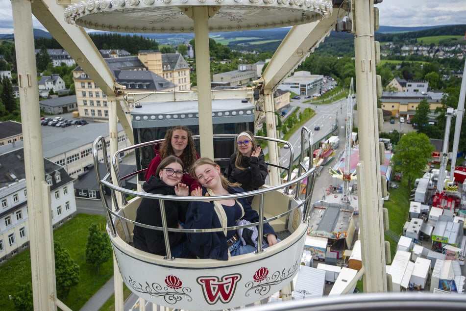 Vom Riesenrad aus genießt man eine prima Draufsicht.