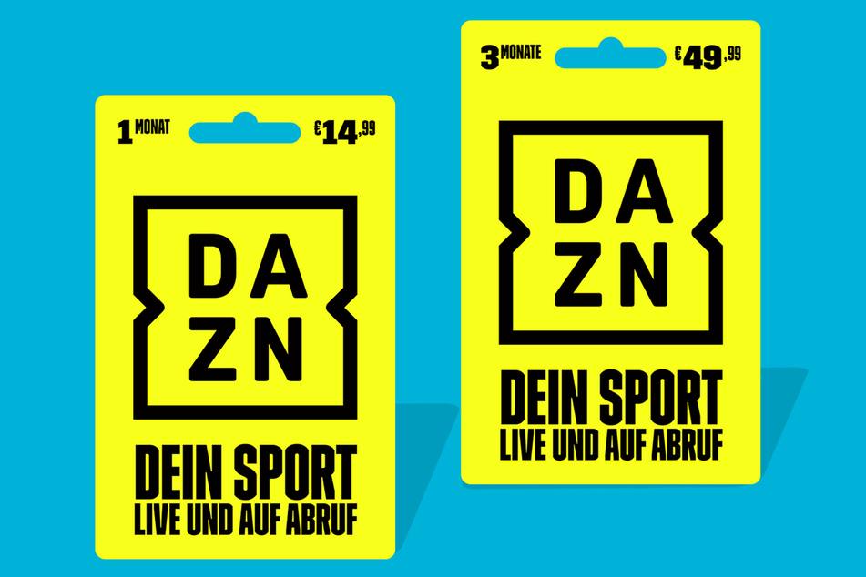 Unter anderem bei ALDI gibt's noch DAZN-Karten für 14,99 Euro für einen Monat Laufzeit.