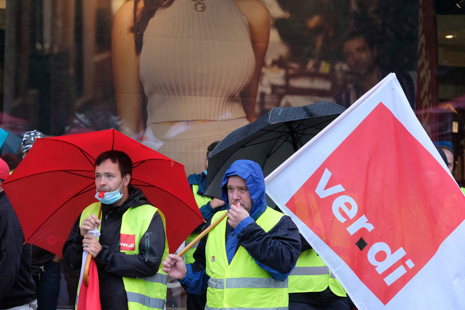 Bereits Anfang Juli hatten Einzel- und Versandhandels-Beschäftigte in Leipzig gestreikt.