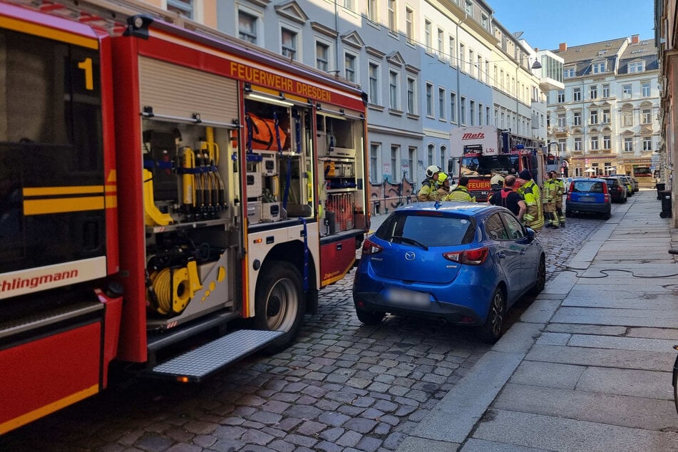 Die Feuerwehr war am Freitagnachmittag an der Jordanstraße im Einsatz.