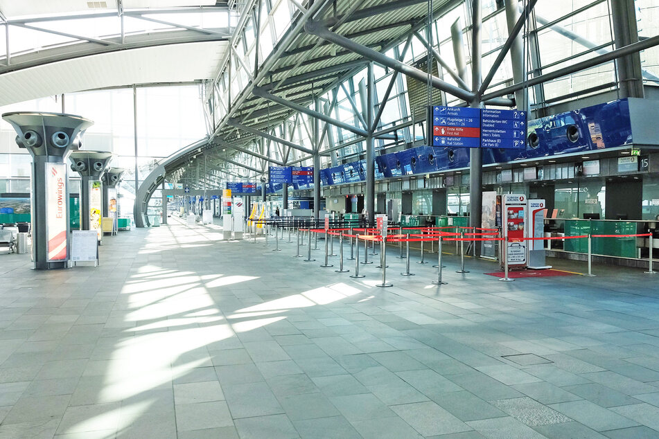 Weil auch am Airport Leipzig-Halle nichts los ist, gelten dort ähnliche Maßnahmen.