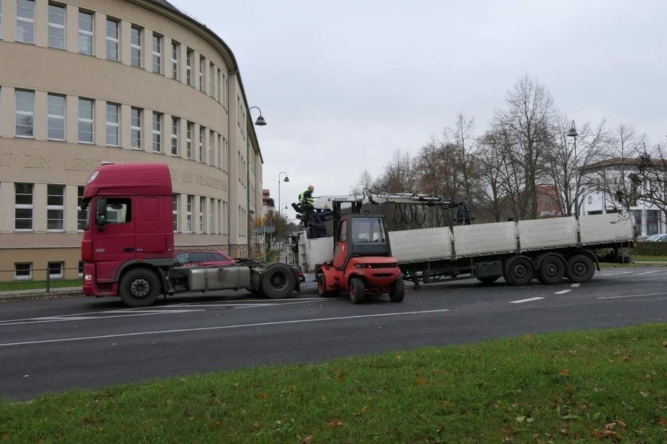 Glücklicherweise wurde bei dem Unfall niemand verletzt.