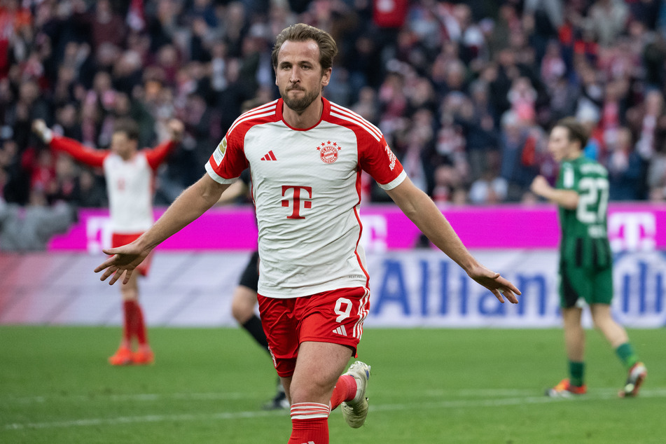 Harry Kane (30) lässt es im Dress des FC Bayern krachen.