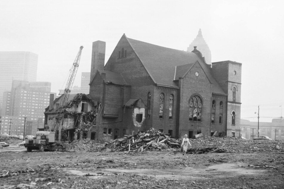 Pittsburgh's Bethel AME Church was seized by eminent domain in 1957 and subsequently demolished.