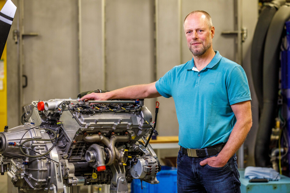 Prof. Frank Atzler (59) forscht seit Jahren zu Motoren - seit 2019 am Lehrstuhl für Verbrennungsmotoren und Antriebssysteme an der TU Dresden.