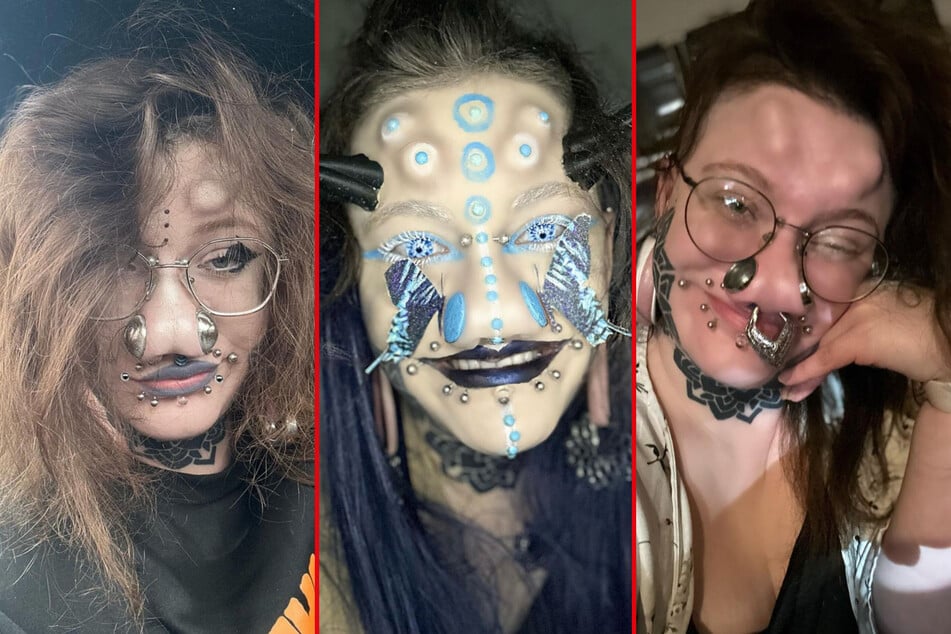 Tattoo addict spends a fortune on devil horns and piercings to find happiness and health