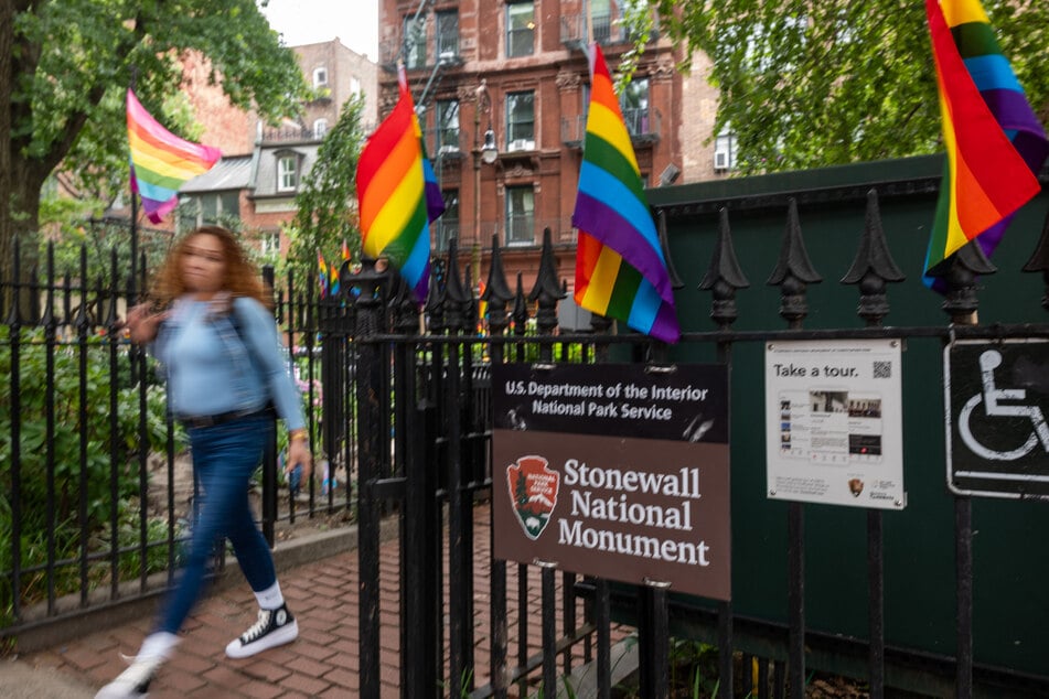 The Trump administration's removal of an LGBTQ+ pride flag from the Stonewall monument in New York has sparked outrage and planned protests.