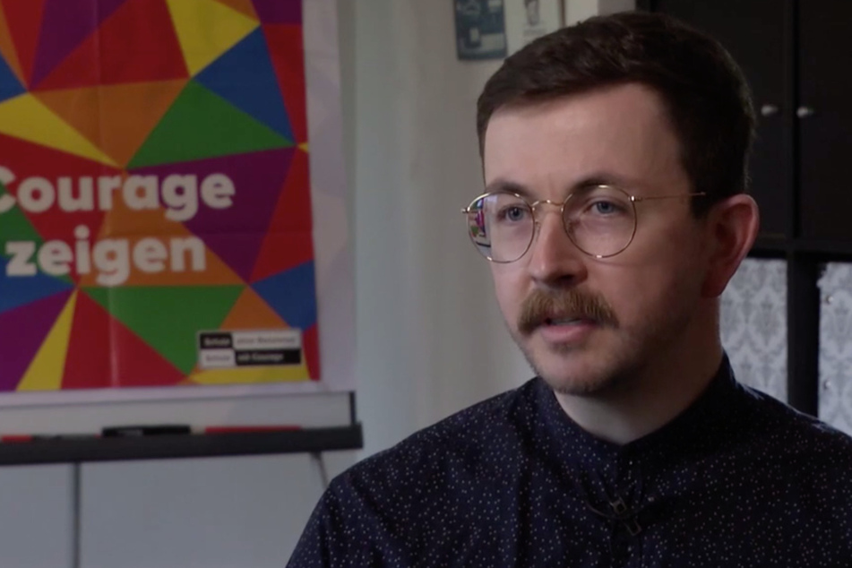 Martin Wunderlich von der Landesarbeitsgemeinschaft queeres Netzwerk Sachsen.