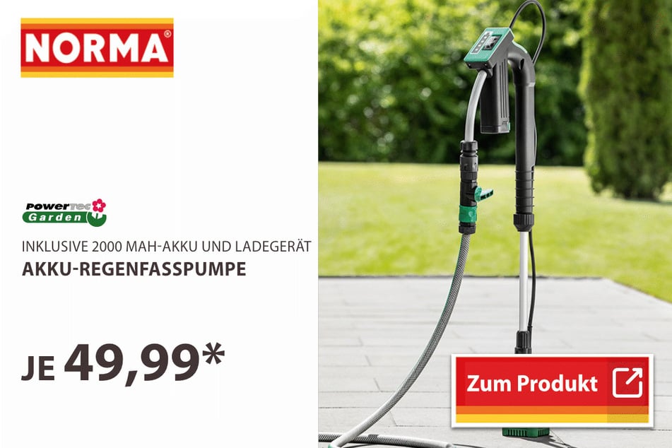Akku-Regenfasspumpe