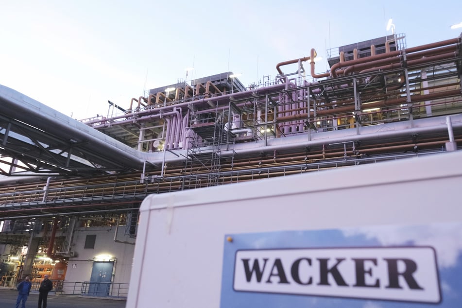 Noch ist die Zukunft der Beschäftigten am Wacker-Standort in Nünchritz ungewiss.
