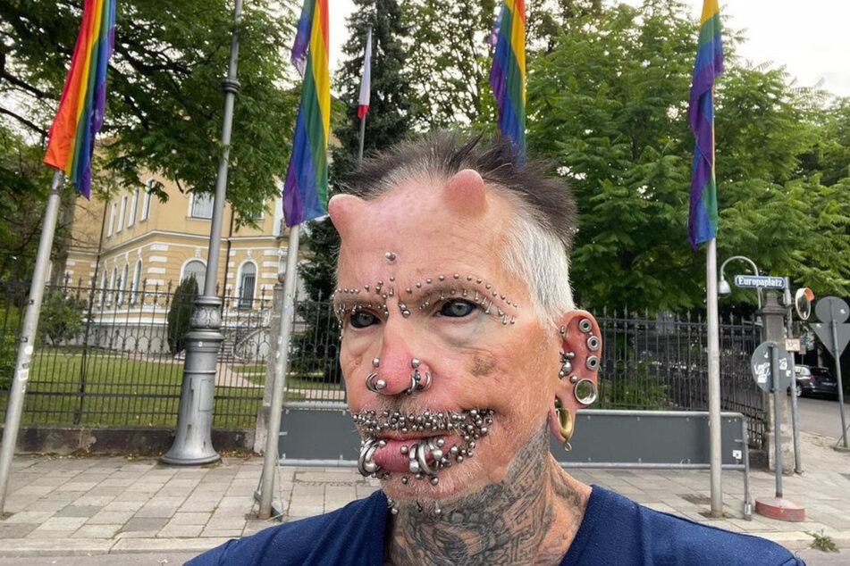 A German man named Rolf Buchholz has the most body modifications in the world.