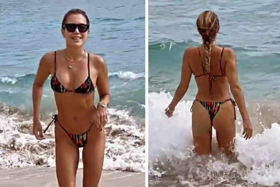 Sylvie Meis (43) genießt die Sonne der Karibik und posiert im knappen Bikini.