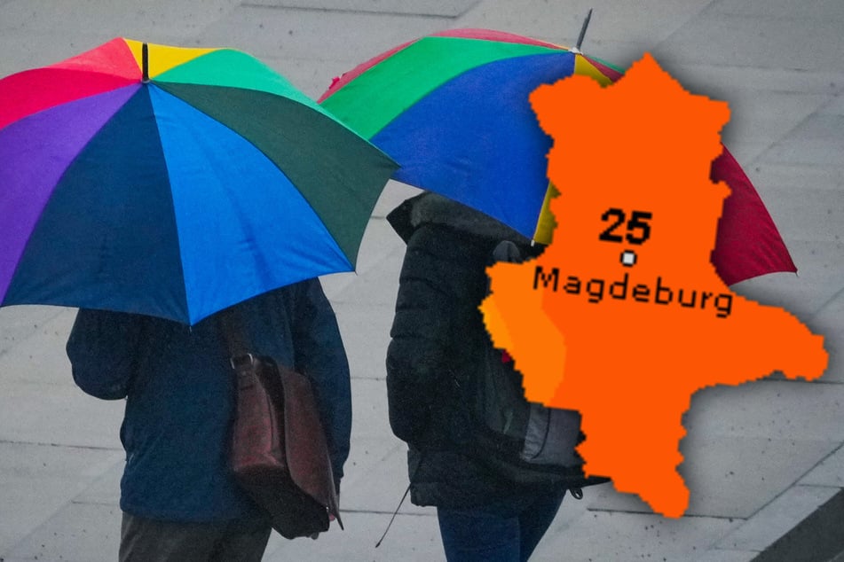 Wer am Wochenende das Haus verlässt, sollte seinen Regenschirm nicht vergessen. (Symbolbild)