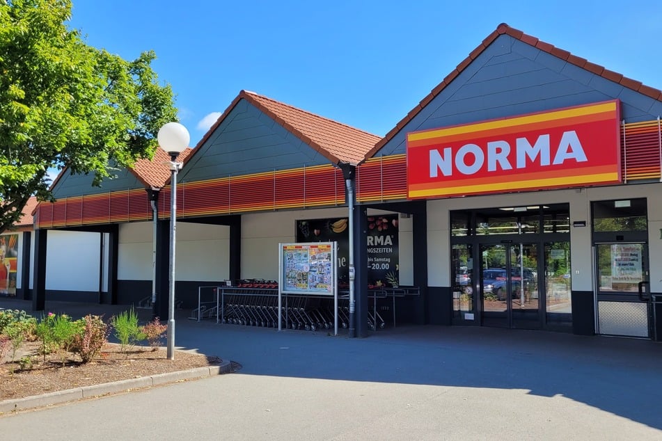 In diesem NORMA soll der Raub passiert sein.