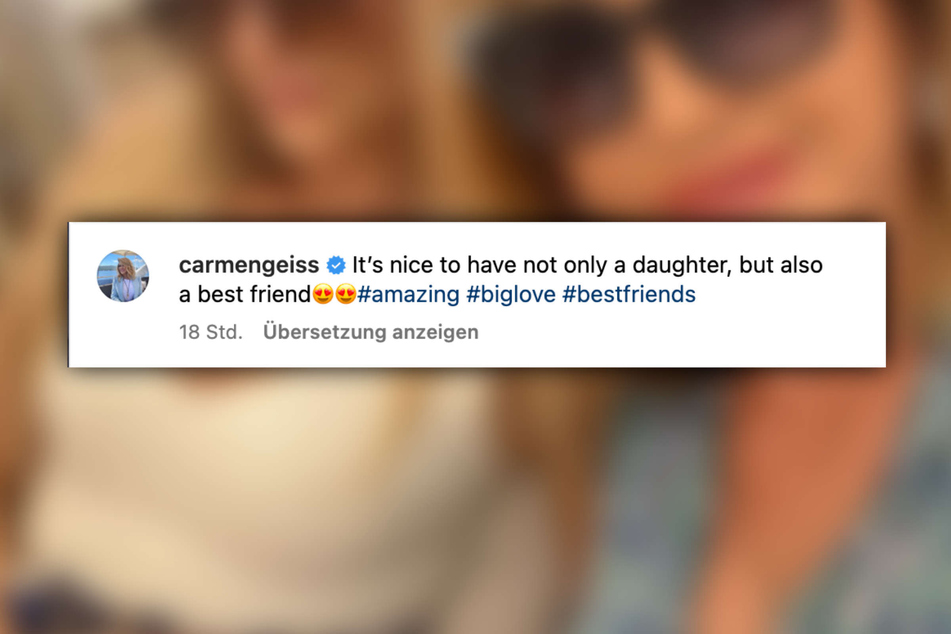 Nicht allen Fans gefiel die Bildunterschrift von Carmens neuestem Instagram-Beitrag.