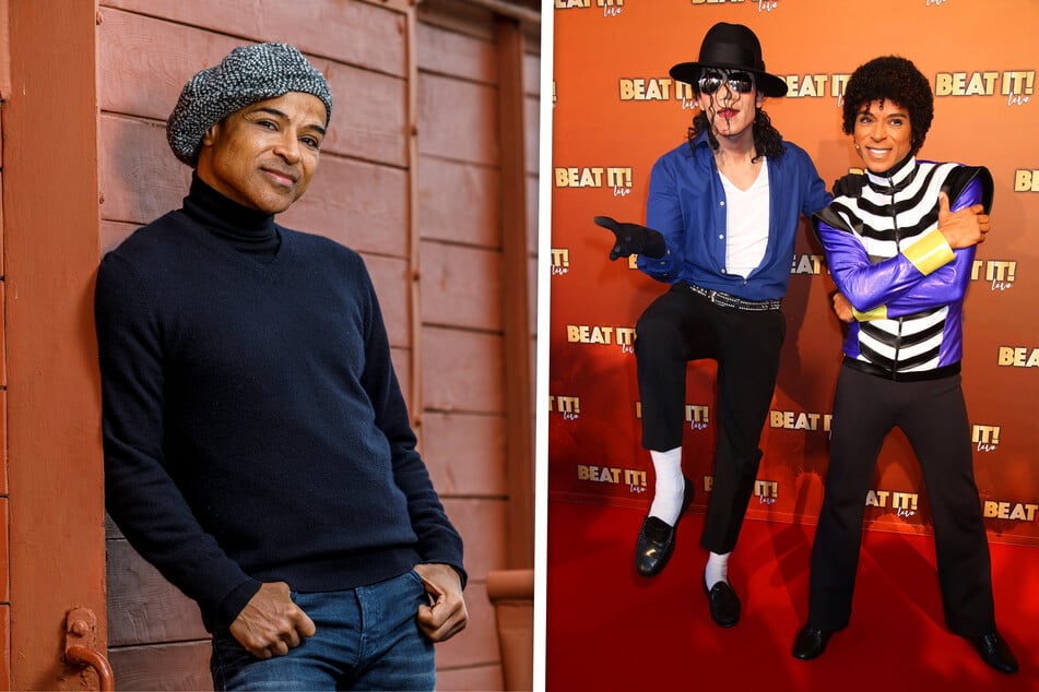 "Beat it!" erzählt Michael Jacksons Erfolgsgeschichte - von den Anfängen bei den "Jacksons Five" bis zum Superstar. Koffi (l. und r.) spielt den jungen Michael.