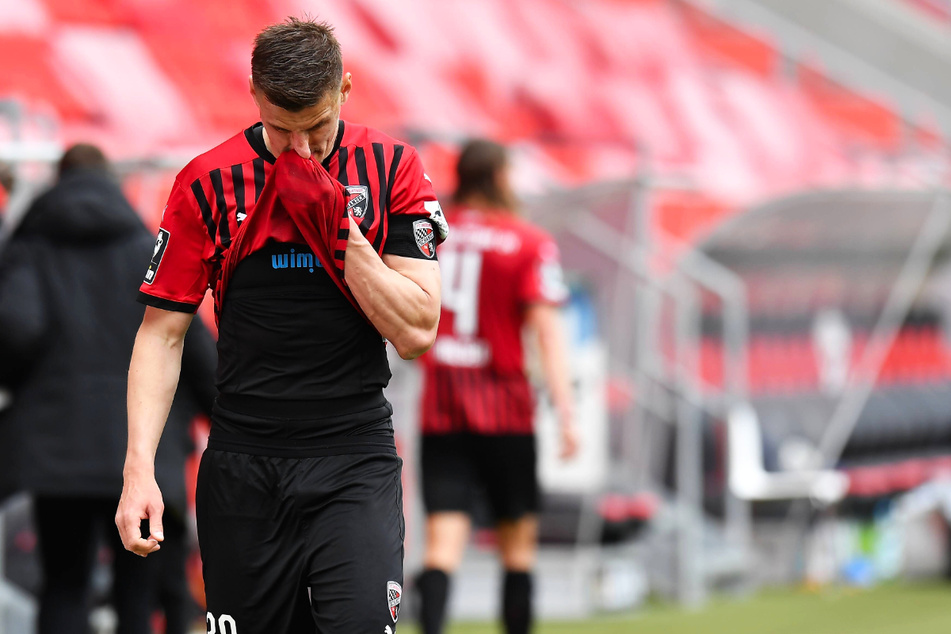 Stefan Kutschke (32) reagierte gereizt auf Nachfragen zu der kleinen Krise des FC Ingolstadt 04.
