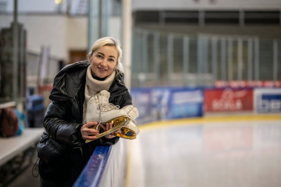Aljona Savchenko (39) will in ihren Schlittschuhen wieder aufs Chemnitzer Eis: als Trainerin und fürs Schaulaufen.