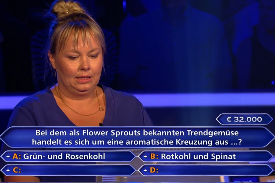 Die 32.000-Euro-Frage konnte sie trotz zwei Jokern nicht beantworten.