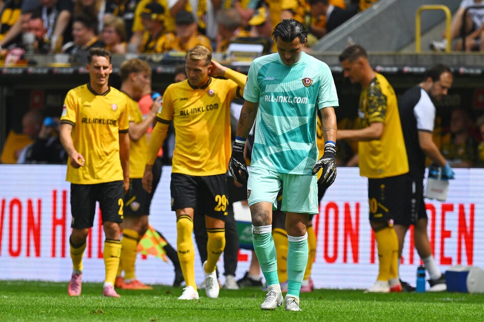 Hängende Köpfe bei den Dynamos nach der zweiten Pleite im zweiten Spiel.