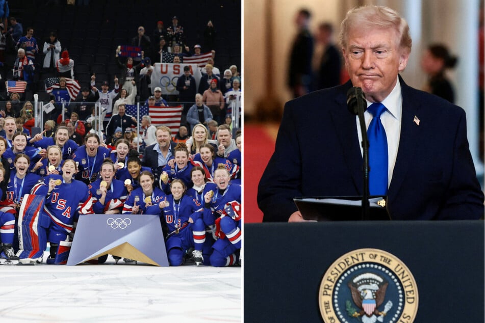 US women's hockey team snubs Trump after his mocking remarks about State of the Union invite