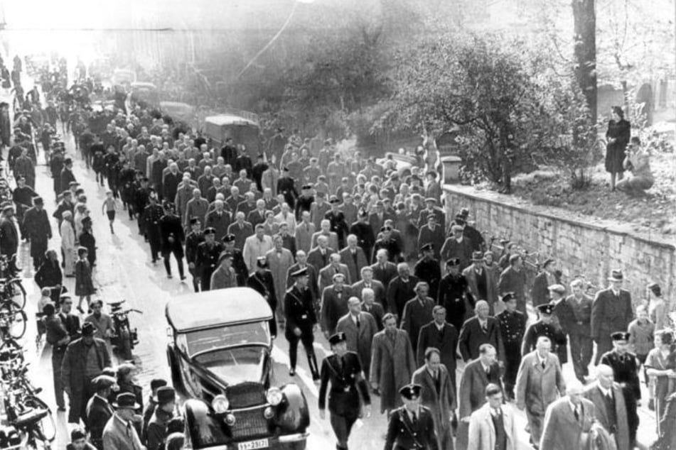 Im Zuge der Novemberpogrome 1938 wurden mehrere Tausend Juden verhaftet.