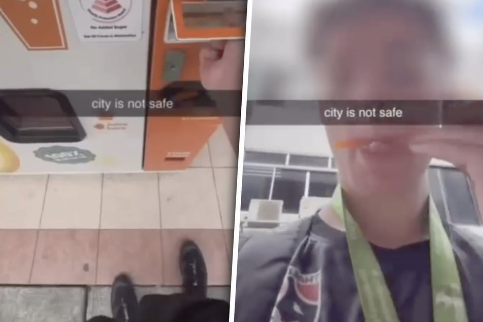 Diese Aktion hätte der Student lieber mal sein lassen - oder sich zumindest nicht dabei filmen sollen.