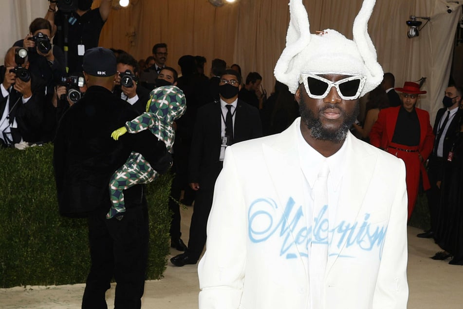 Virgil Abloh on the red carpet of the Met Gala in September.