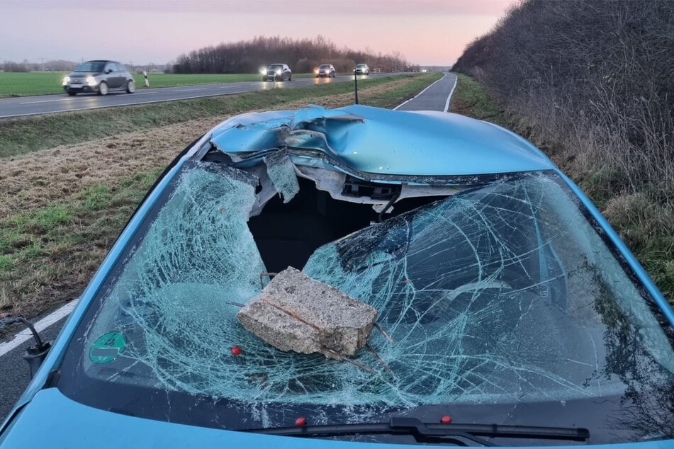 Am Wagen entstand ein Totalschaden.