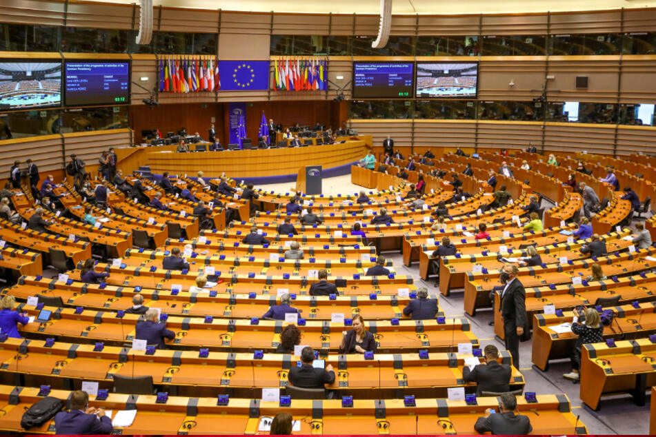 Das Plenum des Europäischen Parlaments.