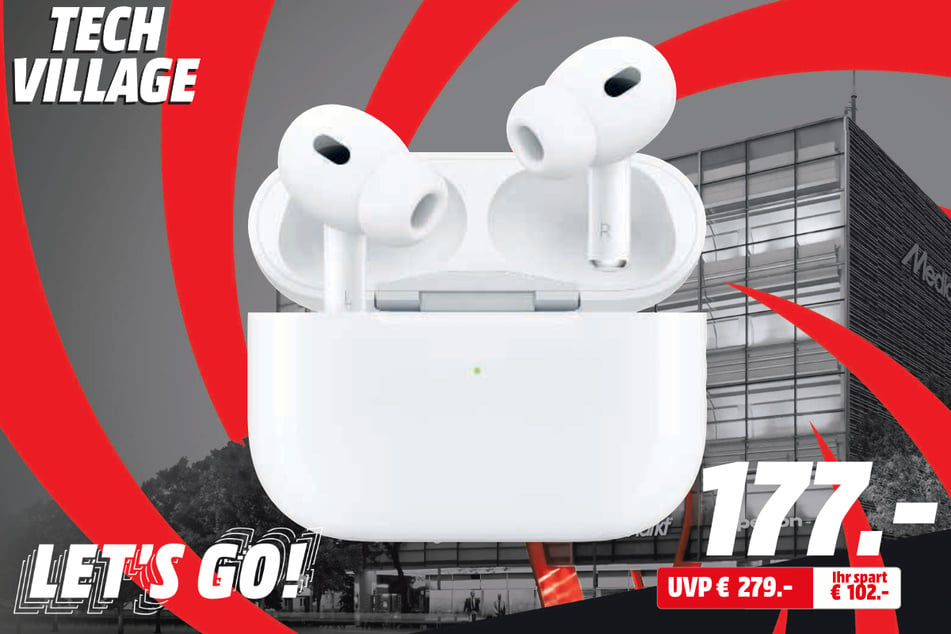 Apple AirPods Pro (2. Generation) für 177 statt 279 Euro.