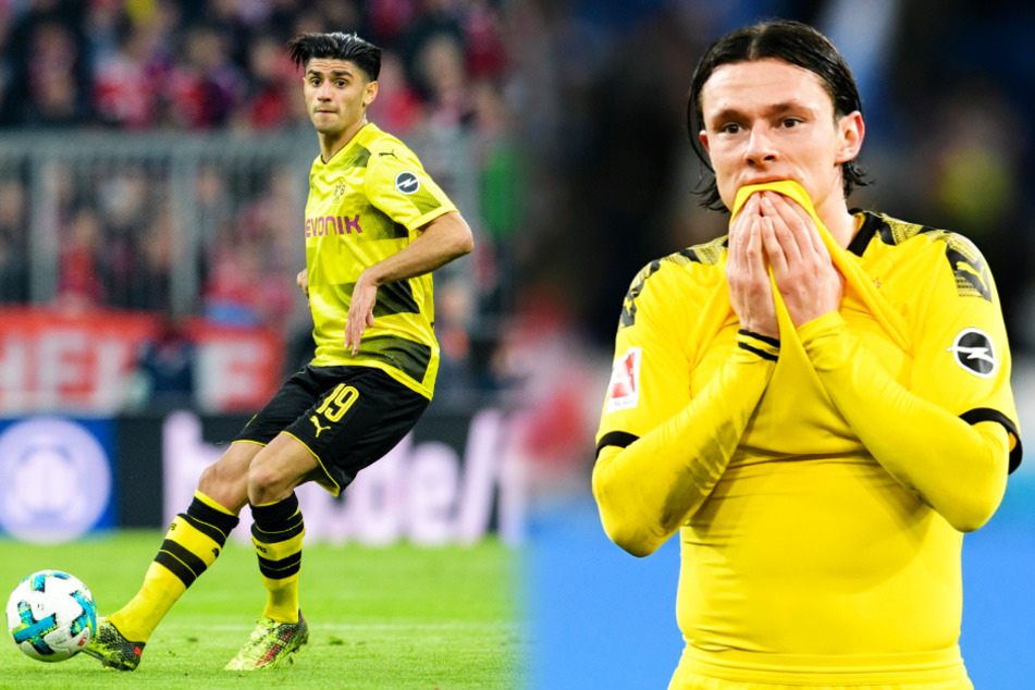Mahmoud Dahoud (l.) und Nico Schulz stehen wohl ebenfalls auf der Streichliste von Borussia Dortmund.