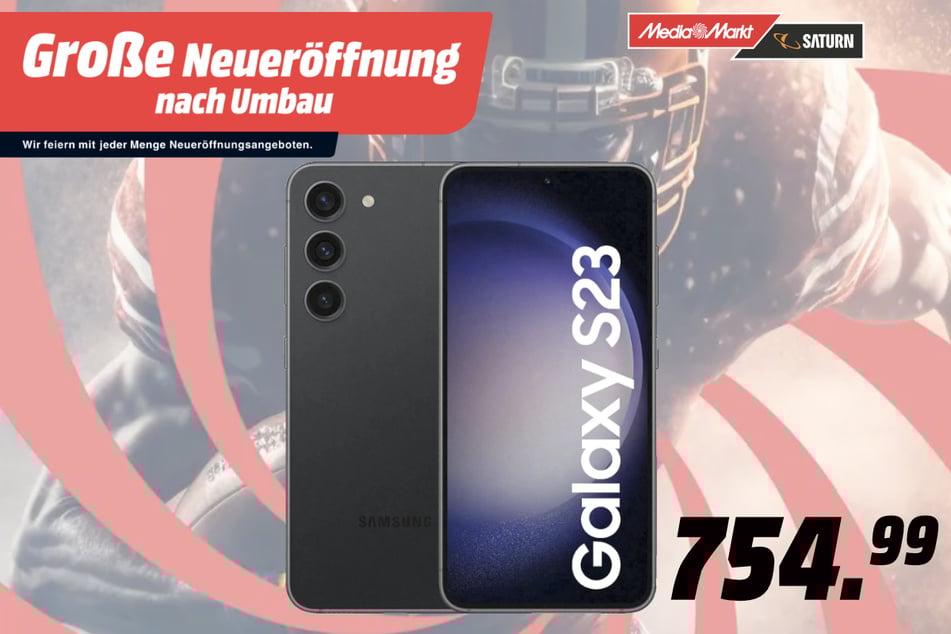 Samsung Galaxy S23 5G für 754,99 Euro.