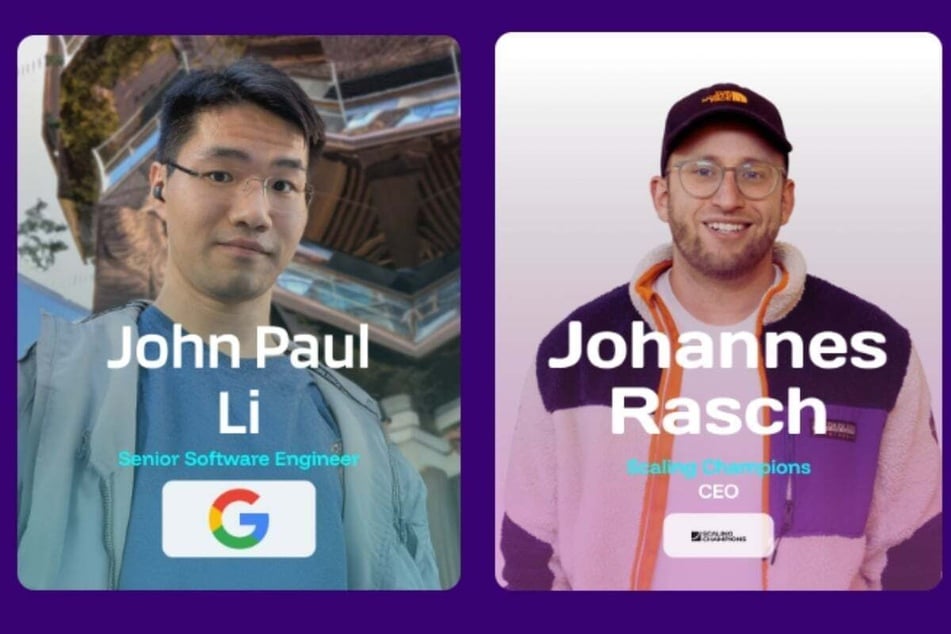 John Paul Li (Google) a Johannes Rasch (Scaling Champions)