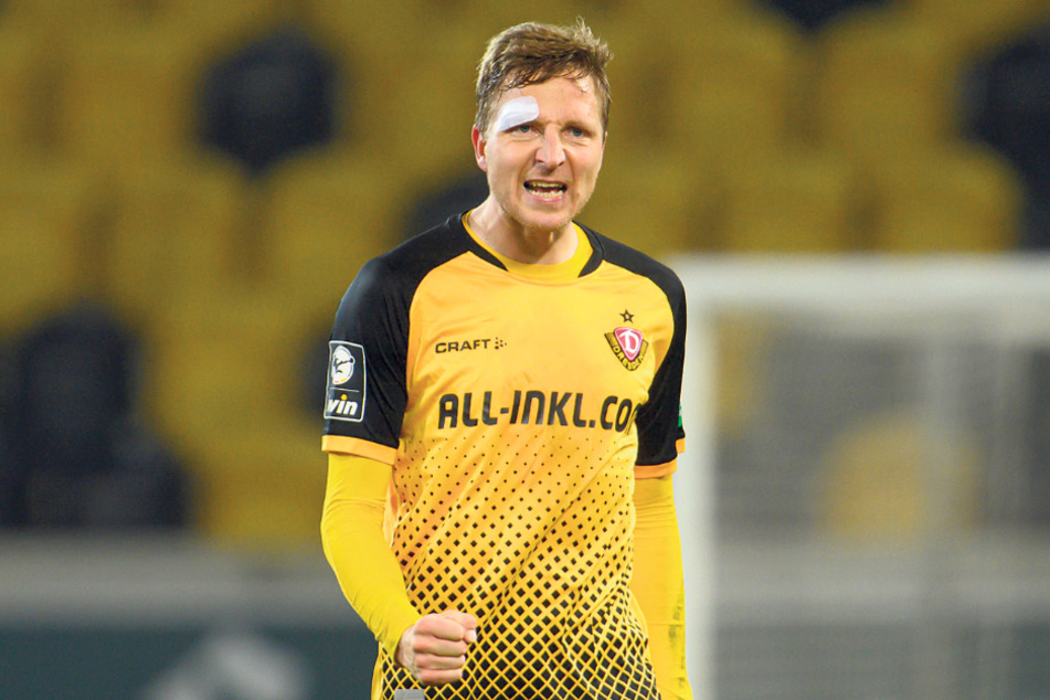 Marco Hartmann (32) ballt die Faust - auch das dritte Spiel nach seinem Comeback wurde gewonnen.