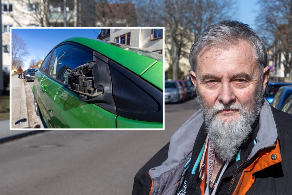 Dresden: Spiegel abgetreten, Autos beschmiert: 13 Fahrzeuge in Dresden beschädigt