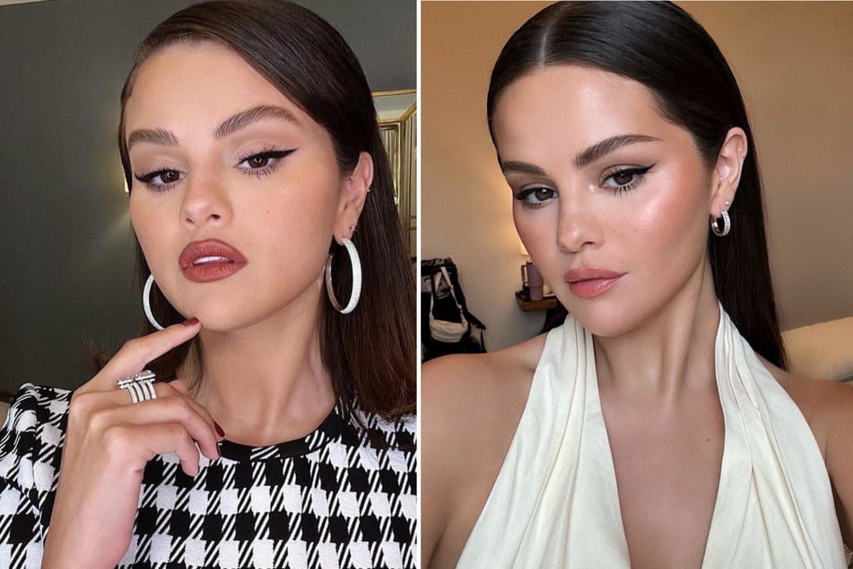 Selena Gomez flaunts "soft glam" makeup look by Rare Beauty