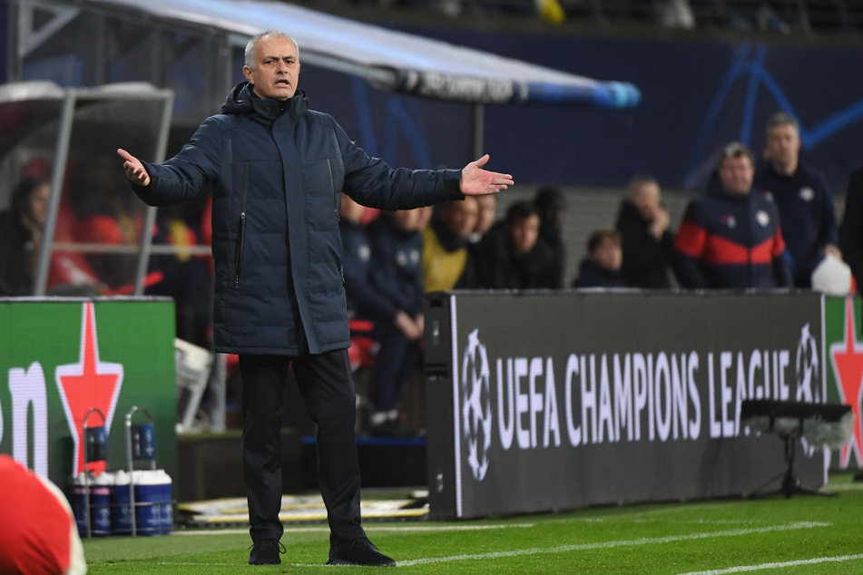 RB Leipzig warf Tottenham Hotspur unter Trainer José Mourinho (57) im vergangenen März aus der Champions League. (Archivbild)