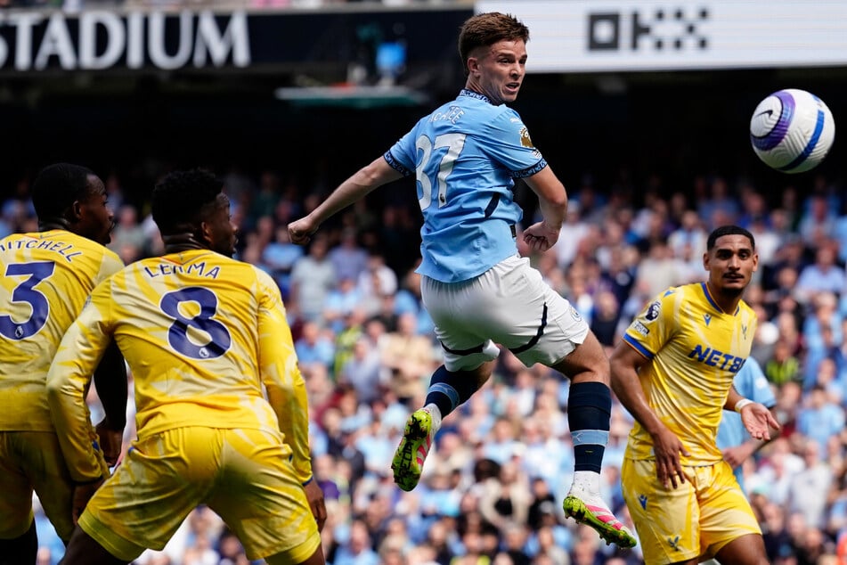 Im Trikot von Manchester City war McAtee in der vergangenen Saison eher als Teilzeitkraft unterwegs.